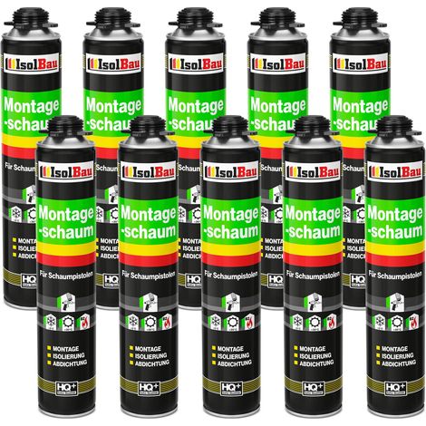 IsolBau Pistol Mounting Foam B2 Montageschaum 10 x 750 ml (1/5)
