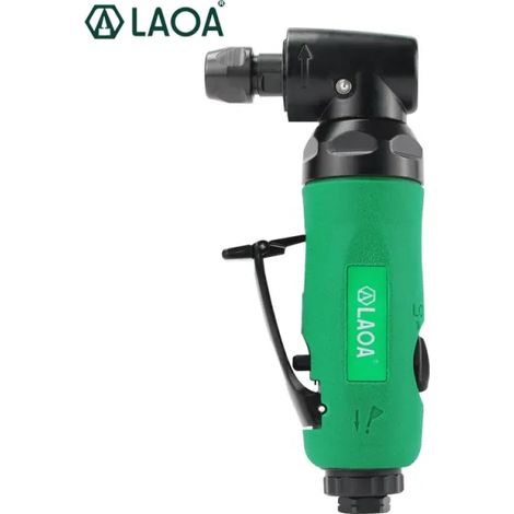 LAOA Meuleuse pneumatique droite 1/4" Mandrin de 6 mm Outil de polissage à l'air Meuleuse à air Machine de polissage industrielle Outils de meulage de sable fabriqués à Taiwan (1/4)