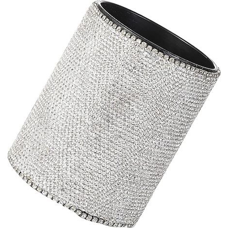Portalápices con diamantes de imitación rojos, contenedor de cosméticos, organizador (1/5)