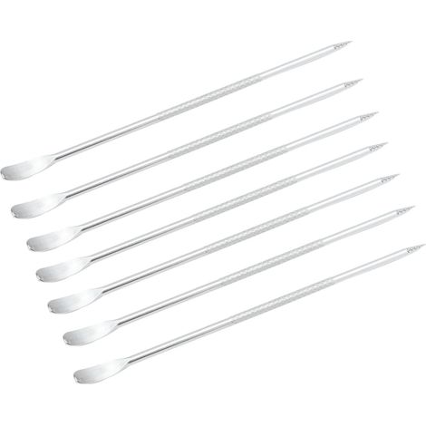 Lot de 7 aiguilles à café latte en acier inoxydable, outil de décoration pour café à domicile. (1/5)