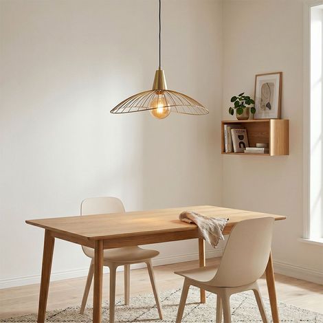 Lampada a sospensione industriale E27 ASTORIA in metallo di rame