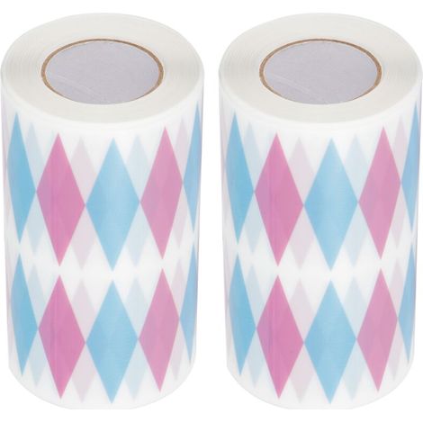 Fydun 2pcs Mousse de Mousse Enveloppe de Bande de Ruban Adhésif et Outil de Cuisson Enveloppant Environnant (Mousse à bord dur à diamant) (1/5)