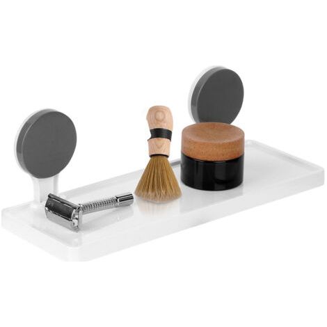 Étagère murale à ventouse pour salle de bain, idéale pour la douche, pour ranger cosmétiques et accessoires (1/5)