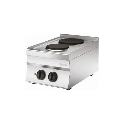 Fourneau électrique Professionnel - 2 plaques - 4,1 kW - Bartscher