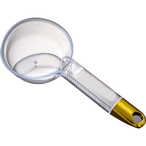 180 ml transparenter Reislöffel mit Clip und langem Griff – Präzises Messwerkzeug für die Küche (1/5)