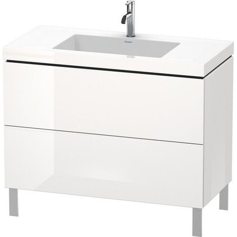 Mobile lavabo L-CUBE WT Vero Air 698x1000x480mm 1 foro rubinetto in cemento