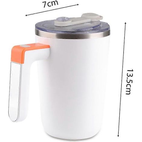 Mug magnétique chauffant de 300 ml avec couvercle, auto-mélangeur et batterie rechargeable 304 Sta. (1/4)