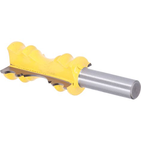 Fraises de moulure pour plinthes en carbure d'acier allié, forme couronne, diamètre 1-1/8 pouce, profondeur de coupe 2 pouces