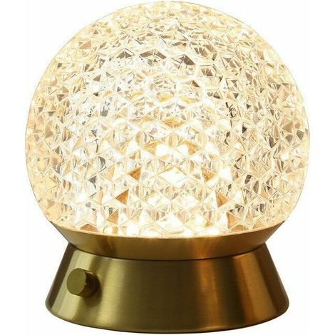 Lampe de table décor de pièce, lampe à piles rechargeables, sans fil à côté de la lampe, LED (1/5)