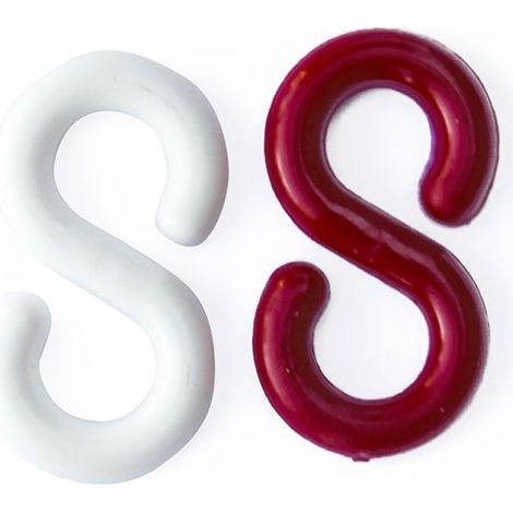 Ganci a s plastica Ø 8mm bc/rs 4pz