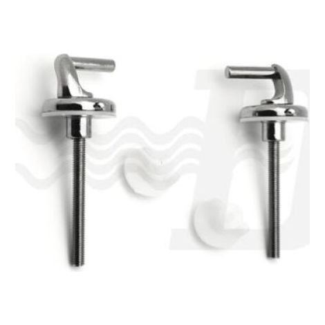 paire de charniA res en acier pour couvercle de siA ge de toilette toilette salle de bain