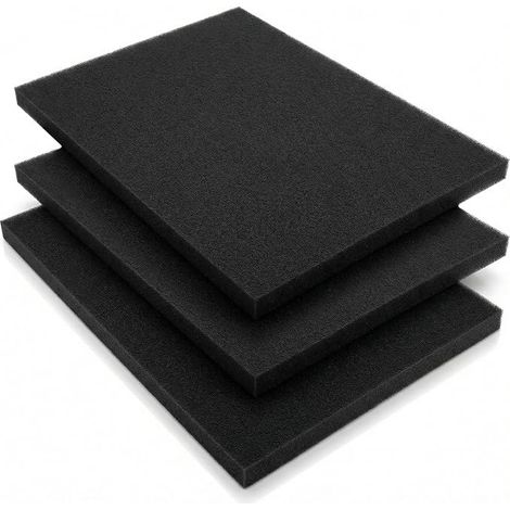 300 x 210 x 15 mm Foam Air Filter Plate Filter Foam Vacuum Cleaner Foam for Motorcycles, Scooters, Mowers, Extractor Hood, Chainsaw and Vacuum Cleaner (1/5)