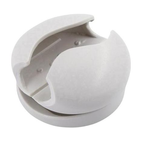 TRU COMPONENTS SUPPORTO PER CAVO AUTOADESIVO, 93013C1205, DIAMETRO 8 MM, COLORE: BIANCO, 5 PEZZI