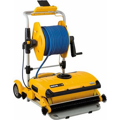 Robot piscine électrique Dolphin WAVE 300XL avec télécommande et chariot (1/4)