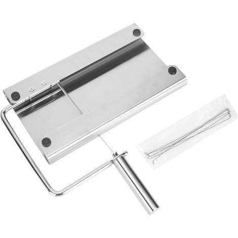Coupe-fromage, jambon et beurre en acier inoxydable avec fil de coupe - Accessoire de cuisine (1/3)