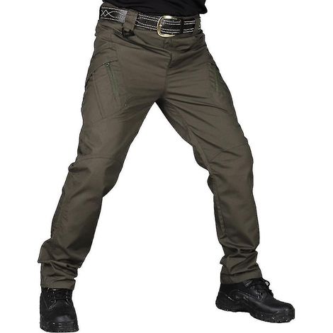 Neue wasserdichte taktische Herrenhose von New Soldier, Arbeitshose, Outdoor-Kampfhose – Größe 3XL – Grün