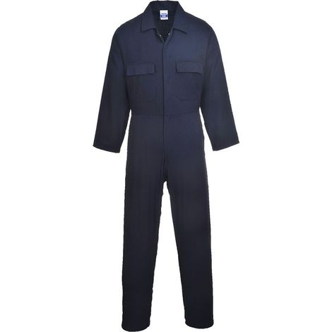 Combinaison Coton Euro Work Marine S - FR(38-40) - UK(30-32) (1/3)