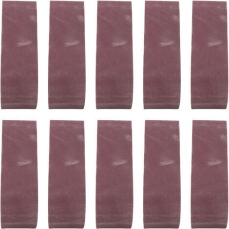 10 pièces 533x75mm bande abrasive 21x3 pouces bande abrasive pour pièces de ponceuse grain 240-1000 (1000) (1/5)