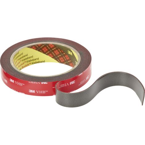 3M VHB™ 4611F 4611193 Doppelseitiges Klebeband VHB™ 4611F Dunkelgrau (L x B) 3 m x 19 mm 1 St.