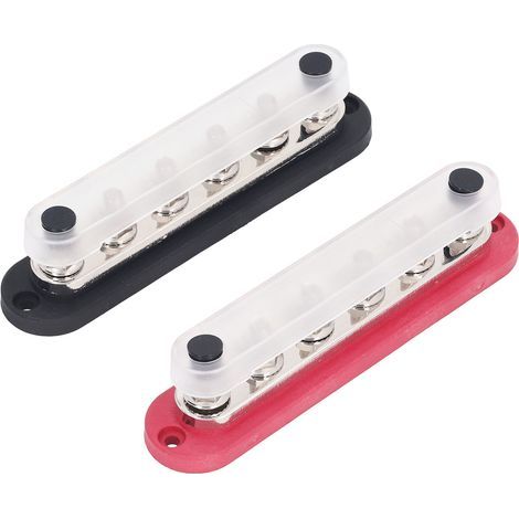 Stück M8 300A 12-48V Stromverteilerblock Edelstahl Messing Sammelschienenanschluss für Carta (1/5)
