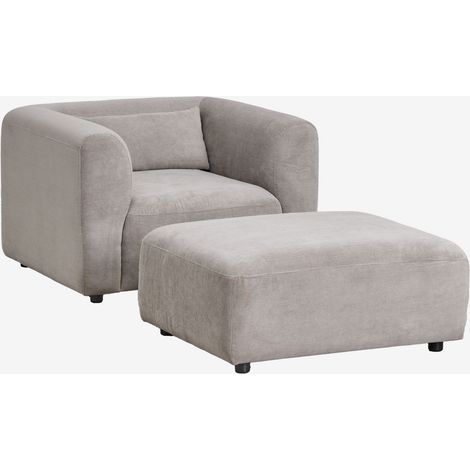 Conjunto de salón con sillón y puff Fogler SKLUM             