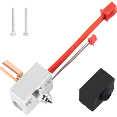 Kit de mise à niveau extrudeur, bloc chauffant, rupture thermique bimétal, buse cuivre nickelé, pour Ender 3 S1, S1 Plus, S1 Pro