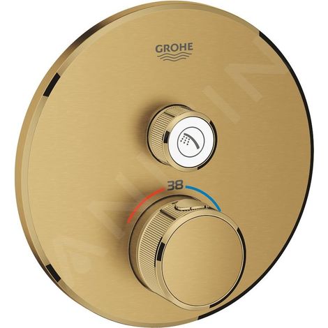 Thermostat Grohe Grohtherm SmartControl avec une vanne d'arrêt, (1/5)