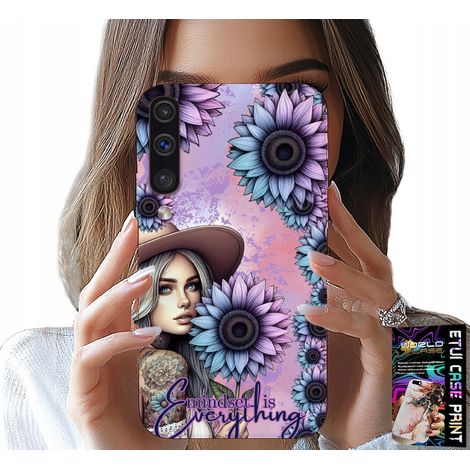 Custodia per Samsung Galaxy A70 - donna con girasoli, motivi femminili (1/5)