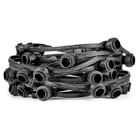 Illu Lichterkette Komplettset 10m, E27, IP65, verlängerbar