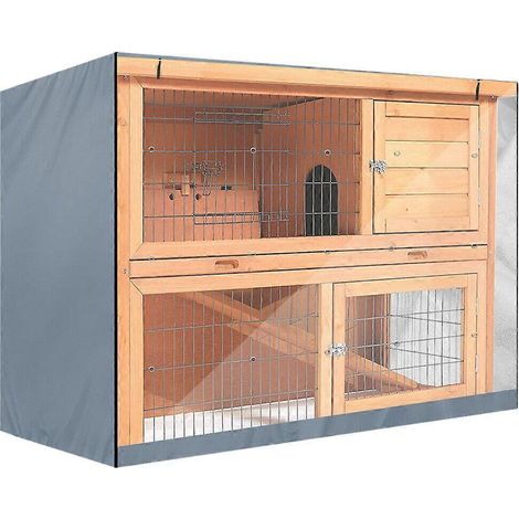 Housse pratique pour cage à lapin, en tissu Oxford imperméable, pour animaux de compagnie. (1/4)