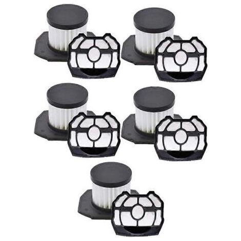Packung mit 5 Filtern inklusive 2 Ersatz-Vorfiltern für den kabellosen Staubsauger Ryobi P718 313282002 18 Volt (1/5)