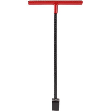 Clé à clé pour compteur d'eau, outil d'arrêt d'eau antirouille multifonction robuste pour vannes(rouge) (1/5)