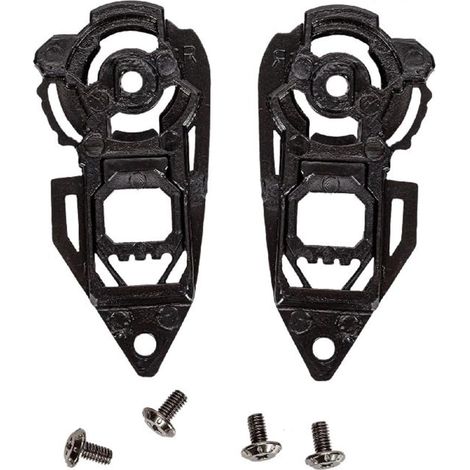 1 paire de visières de casque de moto avec plaque de base pour AIS 607 de rechange (1/4)