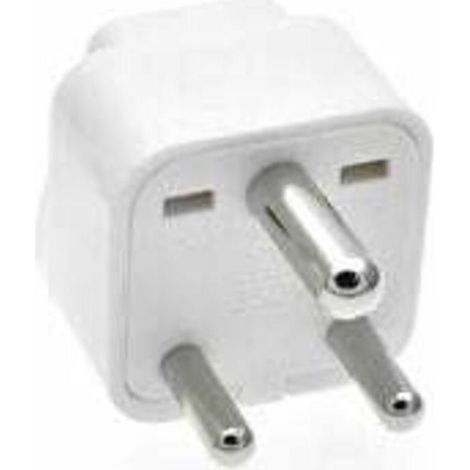 South African Type M Plug Adapter, Safely Grounded Plug, Small Travel Adapter for South Africa/India (1/5)