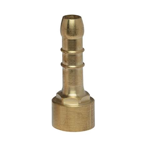 PORTAGOMMA METANO DRITTO FILETTO FEMMINA - OTTONE MM 14 1/2F- 10 pezzi