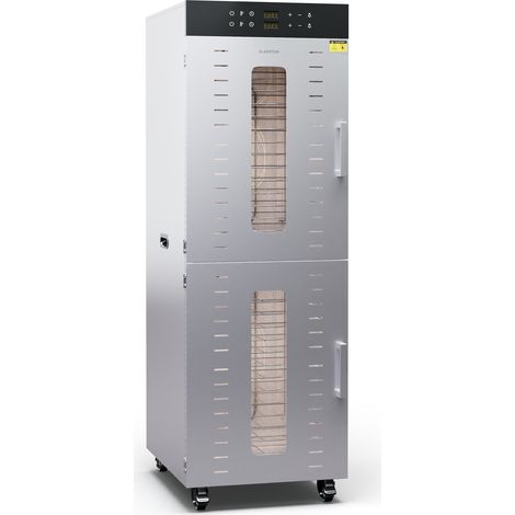Klarstein Leistungsstarker Heißluft-Food-Dehydrator mit viel Platz - das gesunde & sichere Küchengerät - als Toaster & Küchenmaschine leicht zu bedienen & einfach zu reinigen