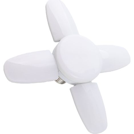 Plafonnier LED E27 pour garage, 38 W, pliable et déformable, blanc, 85-265 V (1/5)
