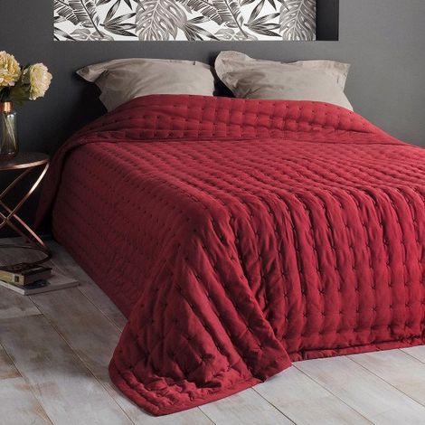 Dessus de Lit "Paloma" - 150x200cm - Rouge