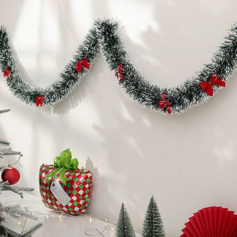 Guirlande Enroulée - Guirlande Métallique Pour Décoration De Noël - Pour Cheminée, Rampe D'Escalier, Arbre Ou Intérieur/Extérieur - 236 Pouces (1/5)