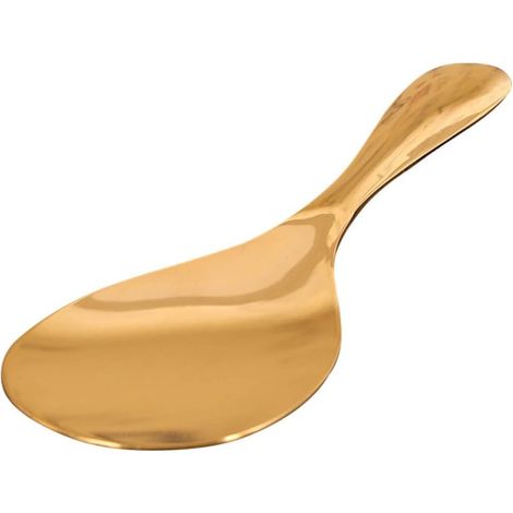 Spatule riz laiton épais antiadhésive résistante chaleur, solide et facile entretien, outil service polyvalent (1/5)