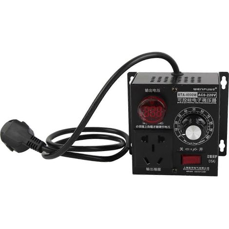 AC 4000W SCR Spannungsregler Motorlüfter Drehzahlregler Dimmer
