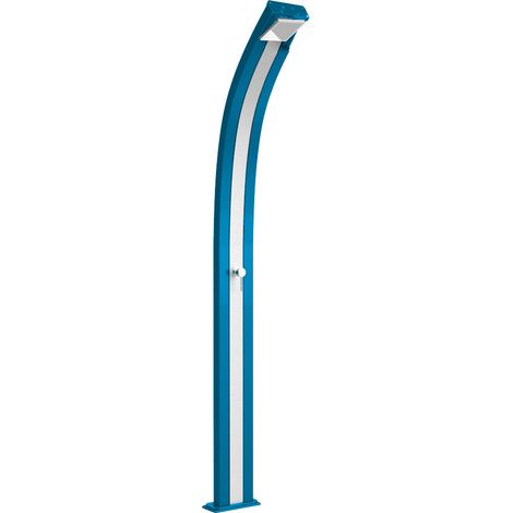 Doccia da Giardino Miscelatore Arkema Spring Fascia Inox Light Blu (1/5)