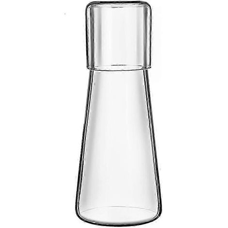 Bouteille d'eau et verre pour table de chevet, réservoir d'eau 850 ml 2025 (1/4)