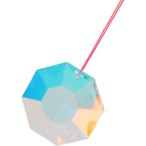 Attrape-soleil en cristal suspendu, pendentifs en cristal aux prismes exquis et polyvalents, pour la photographie de Noël et de fenêtre, coloré (1/5)
