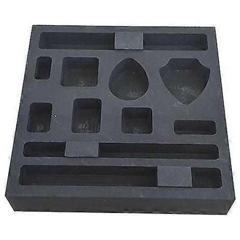 Moule en graphite à 11 trous pour lingots, moule de fusion et de coulée de métaux (or, argent). (1/5)
