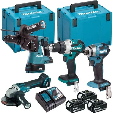 MAKITA DLX4195JX1 18v 4 pack