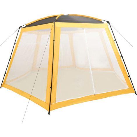 Tente de piscine Style Moderne - Tonnelle Barnum Pavillon de Jardin - Tissu 590x520x250 cm Jaune Chic-538215 (1/5)