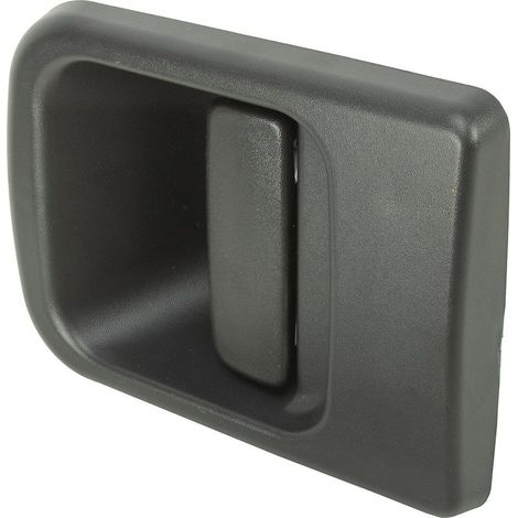 Convient aux poignées de porte extérieure - porte arrière de véhicules utilitaires - texture noire - compatible avec Opel Movano, Renault, Nissan Interstar - 1 pièce (1/5)