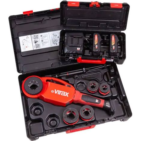 Filière électroportative Phénix IV 18V CAS 4 BSPT 1/2"-1.1/4" - 137581 - Virax
