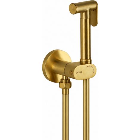 Hidroescobilla de baño en color oro cepillado Gattoni RT021SG  Oro cepillado (1/3)